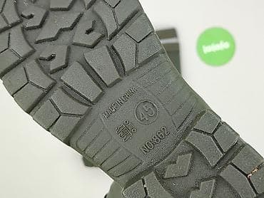 pull and bear kozaki: Męskie kalosze wodoodporne YL Fashion, rozmiar 45. - Kolor: oliwkowa — 5