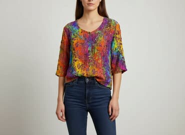 c a bluzy damskie duże rozmiary: Bluzka damska, rozmiar L — 6