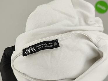 bluzki bawełniane basic: Zara, T-shirt damski, rozmiar M — 5