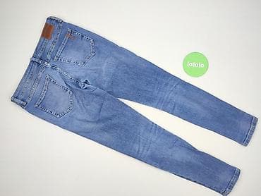 cuffed jeans: Jeansy damskie, rozmiar M — 3