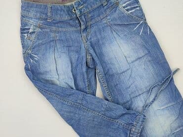 cuffed jeans: Cropp, Spodnie 3/4 damskie, rozmiar S — 1