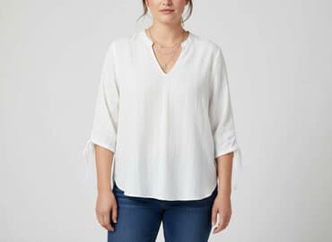 zwrot stroju kąpielowego hm: H&M L.O.G.G., Bluzka damska, rozmiar XL — 7