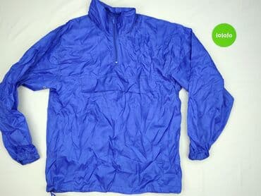 kurtki czarne z kapturem: Lekka wiatrówka/kurtka anorak w kolorze kobaltowym. - Materiał: 100% — 2