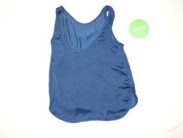 niebieska satynowa sukienka zara: PULL&BEAR, Жіноча блуза, розмір S — 3