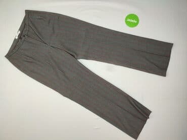 legginsy damskie plus size: Material trousers for women, size XL (EU 42) — 2