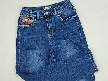 jeans wysoki stan: M.Sara, Jeansy damskie, rozmiar M — 1