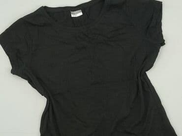 czarne t shirty w serek damskie: Beloved, T-shirt damski, rozmiar XL — 1