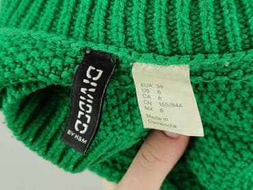 szmaragdowy sweter: H&M Divided, Sweter damski, rozmiar S — 4