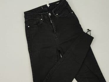 czarne jeansy bershka: Jeansy damskie, rozmiar XS — 1
