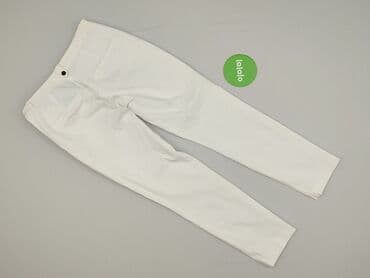 biale spodnie reserved: Spodnie materiałowe damskie, rozmiar XS — 3