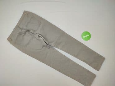 szare szerokie jeansy: Yessica, Jeansy damskie, rozmiar M — 3