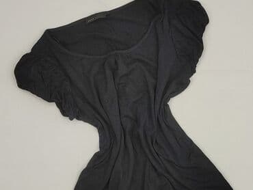 czarne t shirty damskie w serek: Next, T-shirt damski, rozmiar XL — 1