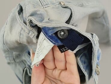 woskowane spodnie z wysokim stanem zara: Jeans, 12 years, 152, condition - Very good — 5