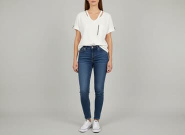 bluzki vans: T-shirt damski, rozmiar S — 6