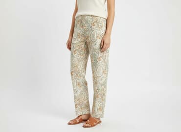 wegańskie buty zimowe: Vero Moda, Spodnie materiałowe damskie, rozmiar L — 6