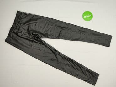 jakie rajstopy do srebrnej sukienki: Leggings Eco-leather for women, size L (EU 40) — 3
