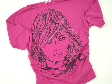bluzki nietoperz plus size: T-shirt damski, rozmiar XL — 1