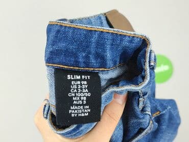 spódnica i marynarka: Spodnie jeansowe, H&M, 2-3 lat, 98, stan - Idealny — 4