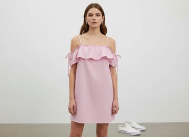 stradivarius top z odkrytymi ramionami: House, Sukienka damska, rozmiar M — 1