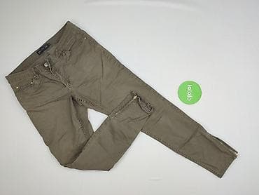 jeansy regular: Spodnie materiałowe damskie, rozmiar M — 2