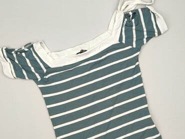 bluzka w paski zielone: Bluzka damska, rozmiar M — 1