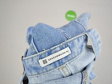 dungarees: SZACHOWNICA, Ogrodniczki damskie, rozmiar XL — 5