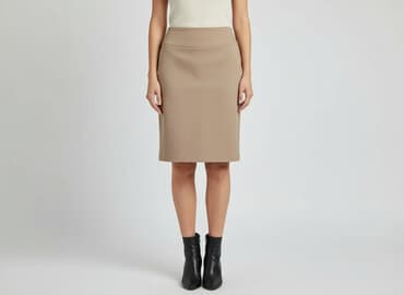 spódnice brązowa midi: Spódnica damska, rozmiar S — 1