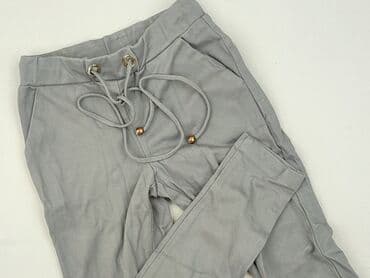 Women's Clothing: Material trousers for women, size S (EU 36) — 1