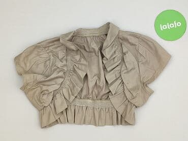 srebrne bolerko do sukienki: Bluzka damska, rozmiar M — 2