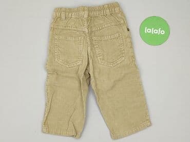 woskowane spodnie mohito: Baby material trousers, 9-12 months, 74-80 cm, condition - Very good — 3