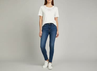 t shirt damski z haftem: T-shirt damski, rozmiar L — 9