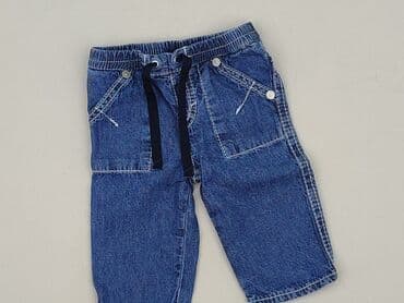 Jeansy: Spodnie jeansowe, 1-3 m, stan - Idealny