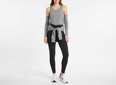 krótkie legginsy damskie z wysokim stanem: Pakuten, Leggings Sports for women, size S — 1