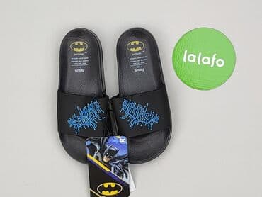 sandały czarne platforma: Klapki Batman, 31, Nowy — 2