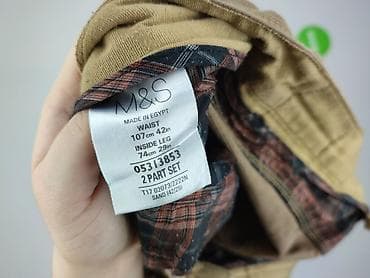 Men's Clothing: Męskie spodnie sztruksowe M&S - Marka: Marks & Spencer - — 4