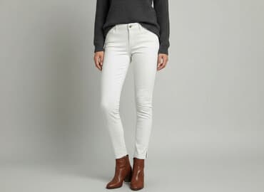 trampki tommy hilfiger biale: Jeansy damskie, rozmiar L — 6