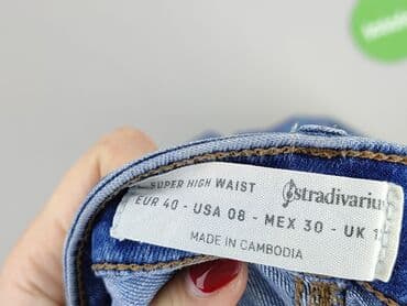 stradivarius jeansy wyprzedaż: Stradivarius, Jeansy damskie, rozmiar L — 4