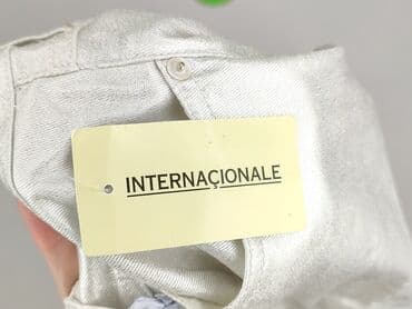 spodnie damskie ocieplane jeansy: Internacionale, Spodnie materiałowe damskie, rozmiar M — 5