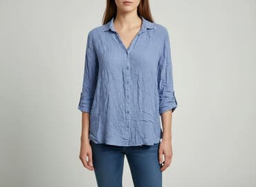 błękitne bluzy damskie: Bluzka damska, rozmiar L — 6