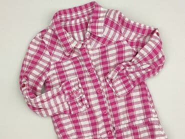 sweter hello kitty h: Koszula 2-3 lat, stan - Idealny, wzór - Kratka, kolor - Różowy — 1