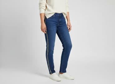 spodnie damskie jeans 7 8: Esmara, Jeansy damskie, rozmiar M — 1