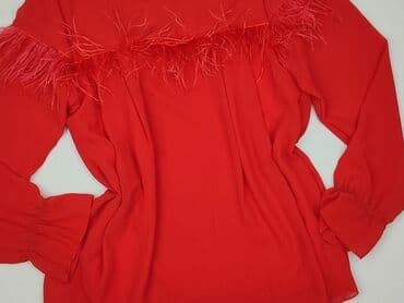 koszula damska z piórami: Жіноча блуза, розмір S — 2