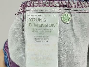 klapki perelki: Spodnie jeansowe, Young Dimension, 1.5-2 lat, 92, stan - Bardzo dobry — 4