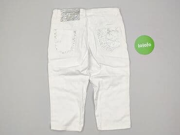 biale spodnie reserved: Spodnie 3/4 damskie, rozmiar S — 3