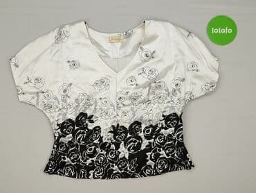 bluzki z krótkim rękawem eleganckie: Bluzka damska, rozmiar M — 2