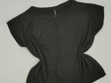 czarne eleganckie t shirty: Moodo, T-shirt damski, rozmiar L — 1