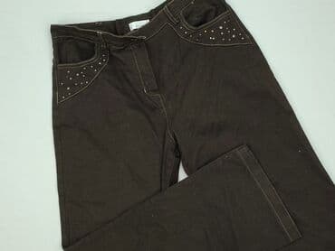 dżinsy z marynarką: Classic, Spodnie materiałowe damskie, XL — 1