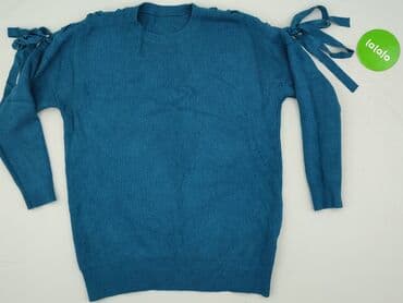 sweter azurowy: Sweter damski, rozmiar 3XL — 2