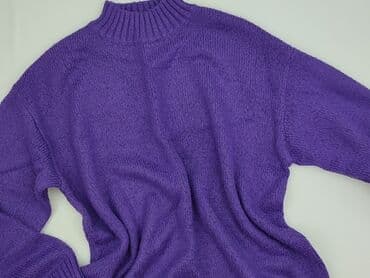 sweter piórkowy na drutach: Bershka, Sweter damski, rozmiar S — 1