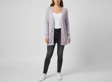 kurtka koszulowa fioletowa: South, Kardigan damski, 2XL — 8